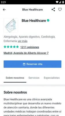 Doctoralia - Encuentra tu médico y reserva cita android App screenshot 9