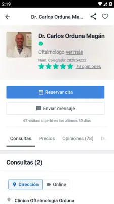 Doctoralia - Encuentra tu médico y reserva cita android App screenshot 2