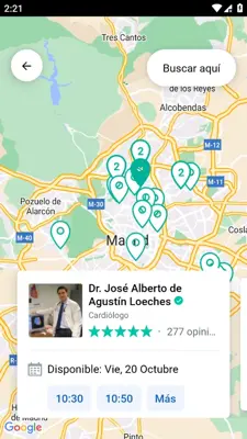 Doctoralia - Encuentra tu médico y reserva cita android App screenshot 7